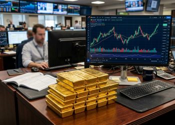 Preço do ouro estabiliza devido às tendências globais e à política monetária internacional