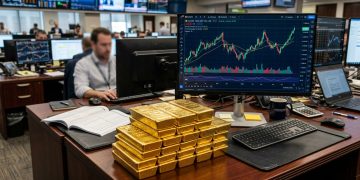 Preço do ouro estabiliza devido às tendências globais e à política monetária internacional