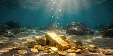 Oceanos escondem 20 milhões de toneladas de ouro dissolvido, mas extração é inviável economicamente