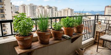 Horta de temperos orgânicos em apartamentos de Niterói é acessível e promove alimentação mais saudável