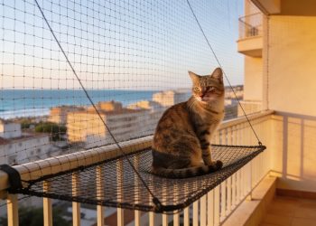Instalação de redes de proteção em apartamentos de Niterói garante segurança para crianças e pets