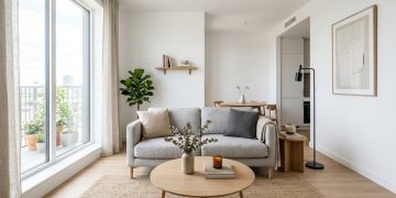 Estilo minimalista em apartamentos valoriza funcionalidade e simplicidade em espaços compactos