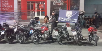 Polícia e Guarda de São Gonçalo apreendem 15 motos e aplicam 26 infrações em operação contra “rolezinho”