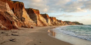 Falésias únicas no Rio de Janeiro atraem turistas ao litoral de São Francisco de Itabapoana