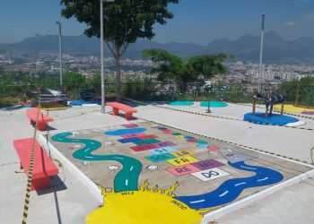 Inaugurada a nova Praça do Mirante no Morro do Adeus, no Complexo do Alemão