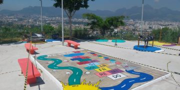 Inaugurada a nova Praça do Mirante no Morro do Adeus, no Complexo do Alemão