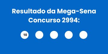Sorteio da Mega-sena 2.994 acontece com prêmio de R$ 20 milhões