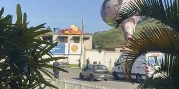 Queda de balão provoca invasão e dano ao Hospital Estadual Alberto Torres