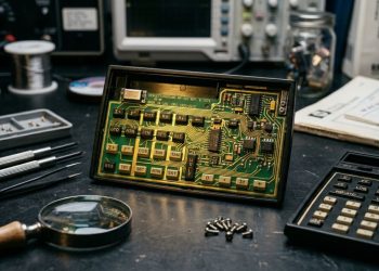 Calculadoras antigas guardam ouro em seus componentes, valorizando reciclagem e sustentabilidade