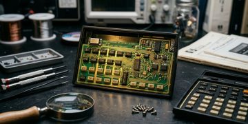 Calculadoras antigas guardam ouro em seus componentes, valorizando reciclagem e sustentabilidade