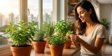 Cultivo de ervas medicinais em casa transforma rotina com benefícios naturais e autossuficiência