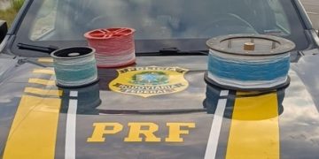 Polícia apreende linha chilena durante operação na BR-101 em Itaboraí