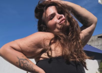 Influenciadora Thais Carla comemora um ano de cirurgia bariátrica com perda de 100 kg