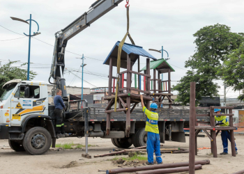 Prefeitura de São Gonçalo inicia revitalização da Praça da Trindade com foco em lazer e inclusão