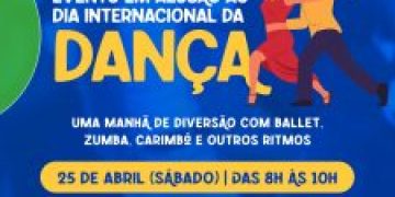 Aulão gratuito de Zumba, Carimbó e balé celebra Dia Internacional da Dança em São Gonçalo