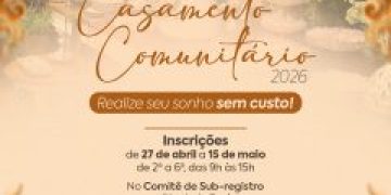 São Gonçalo inicia inscrições para sexta edição de casamento comunitário gratuito