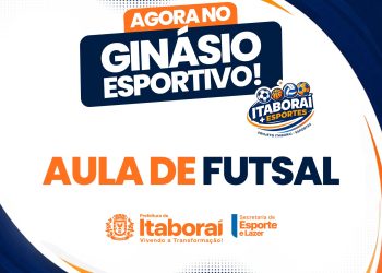 Itaboraí inicia aulas gratuitas de futsal no novo ginásio a partir de 13 de abril