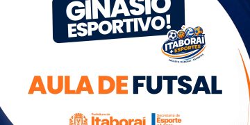 Itaboraí inicia aulas gratuitas de futsal no novo ginásio a partir de 13 de abril