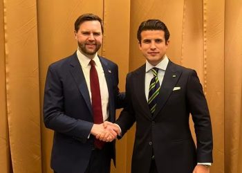 André Marinho discute crise do Rio com vice-presidente dos EUA, JD Vance