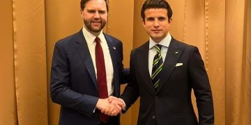 André Marinho discute crise do Rio com vice-presidente dos EUA, JD Vance