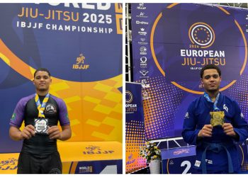 Atletas de São Gonçalo conquistam títulos mundiais de jiu-jitsu em Las Vegas