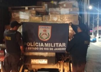 Polícia Militar recupera carga avaliada em mais de R$ 1,2 milhões após roubo em Itaboraí