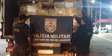 Polícia Militar recupera carga avaliada em mais de R$ 1,2 milhões após roubo em Itaboraí