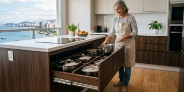 Organizadores de panelas deslizantes potencializam ergonomia e valorizam imóveis em Niterói