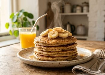 Panqueca de banana com ovo é opção prática e nutritiva para o café da manhã saudável