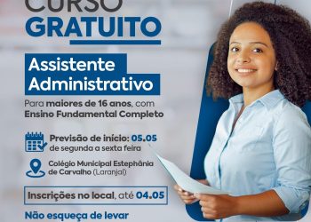 Prefeitura de São Gonçalo abre inscrições para curso gratuito de assistente administrativo