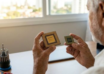 Processadores de computador contêm ouro que garante desempenho e tem valor de reciclagem