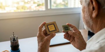 Processadores de computador contêm ouro que garante desempenho e tem valor de reciclagem