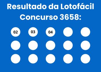 Resultado da Lotofácil 3658 realizado em 10/04 com prêmio de R$ 2 milhões