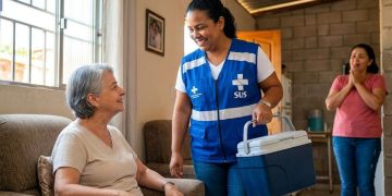 Vacinação domiciliar do SUS amplia acesso para idosos e pacientes com mobilidade reduzida