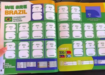 Álbum oficial da Copa 2026 destaca dois jogadores do Flamengo na seleção brasileira