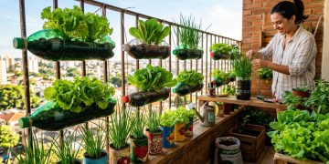 Horta caseira econômica: reutilize materiais e cultive alimentos frescos em casa
