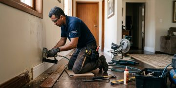 Substituição de rodapés de madeira por poliestireno traz durabilidade e resistência a áreas úmidas em Niterói