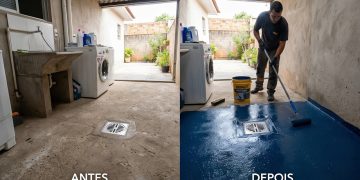 Impermeabilização de lavanderia em Niterói reduz riscos de infiltração e custos elevados