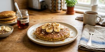 Panqueca de banana e aveia em 5 minutos oferece opção prática e saudável para o café da manhã