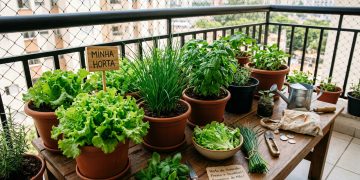 Horta doméstica: estratégia econômica que reduz gastos com hortifrúti e temperos