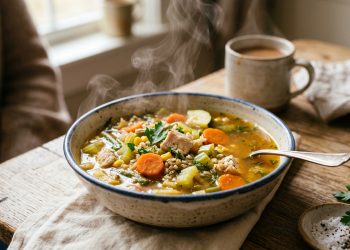 Caldo caseiro combate sintomas de resfriado comnutrientes e conforto respiratório