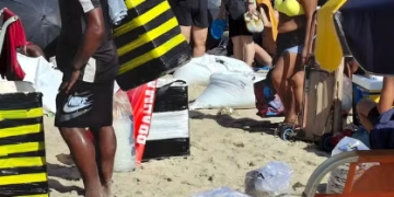 Vendas de “camarotes” de areia em Copacabana para assistir show de Shakira