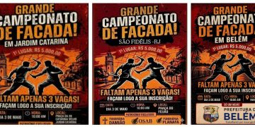 Cartaz de “Campeonato de Facada” com versões em várias cidades é brincadeira, alerta.