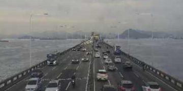 Trânsito intenso na manhã de hoje na Ponte Rio-Niterói e principais corredores de Niterói