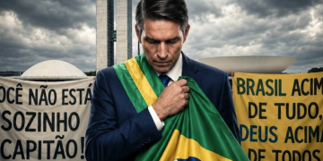 Flávio Bolsonaro divulga trailer de filme que retrata teoria conspiratória sobre facada de Jair Bolsonaro