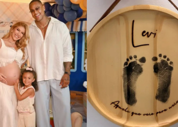 Lore Improta e Léo Santana anunciam nascimento do filho Levi, segundo filho do casal