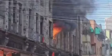 Incêndio atinge apartamento no Centro do Rio; trânsito é desviado na General Caldwell