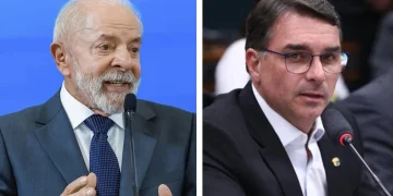 Pesquisa mostra Lula à frente de Flávio Bolsonaro nas intenções de voto em todos os cenários