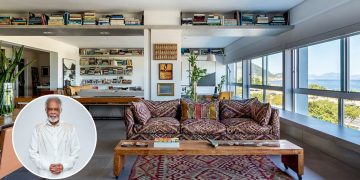 Gilberto Gil coloca à venda apartamento de 344 m² na cobertura do Edifício Chopin, em Copacabana