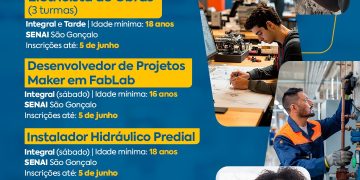 Prefeitura de São Gonçalo abre inscrições para cursos gratuitos de qualificação profissional em parceria com Firjan/Senai